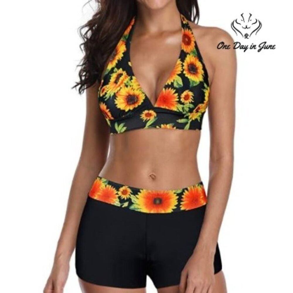 Century Star Halter Push Up Bikini Size S